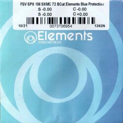 Очковая линза Elements 1.56 AS Day&amp;Night Protection SHMC 