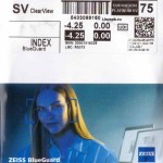 Очковая линза ZEISS Single Vision ClearView 1.74 DuraVision Platinum UV