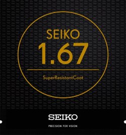 Очковая линза Seiko 1.67 CС CleanCoat 