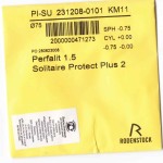 Очковая линза Perfalit Sport 2 1,59 Polycarbonate basic curved SPP2