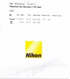 Очковая линзы Nikon Nikon Lite SP 1.6 SeeCoat Drive