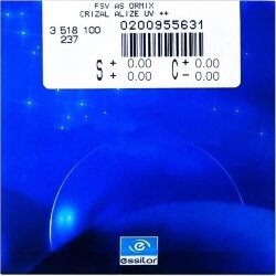 Очковая линза Essilor E-Lens 1.56 Crizal Alize Blue UV 