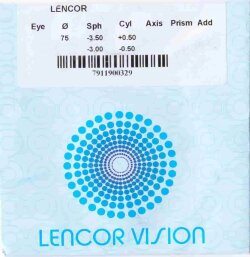 Очковая линза Lencor 1.6 STAR+NRG 
