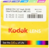 Очковая линза Kodak 1.67 Asph UV 400 Clean'N'CleAR 
