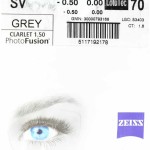 Очковая линза Zeiss Single Vision 1.6 AS PhotoFusion DV Platinum UV (астигматика)