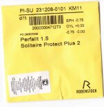 Очковая линза Rodenstock Perfalit ColorMatic IQ 1.6 brown/grey Solitaire Protect Plus 2